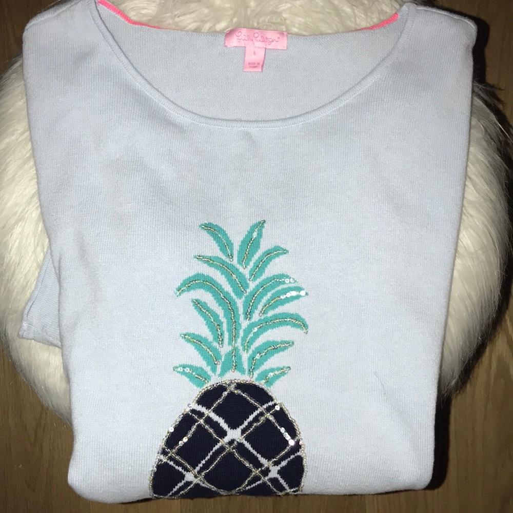 Lilly Pulitzer pineapple sweater